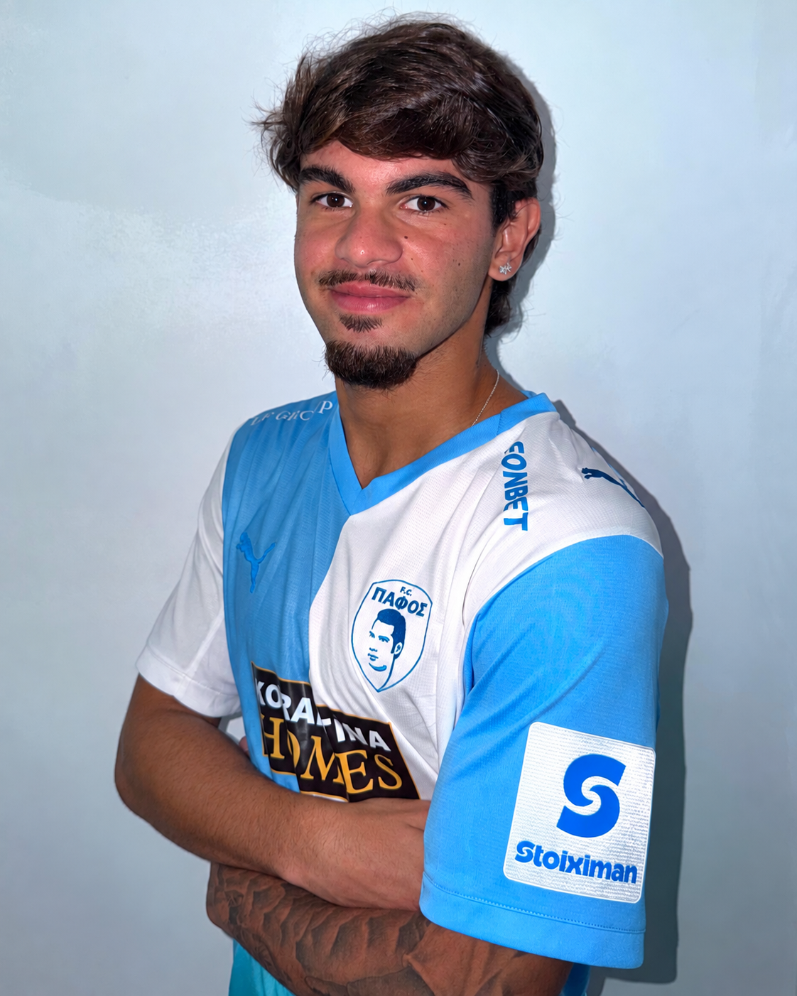 Atleta Bento Carvalho, acompanhado por Ary Brum