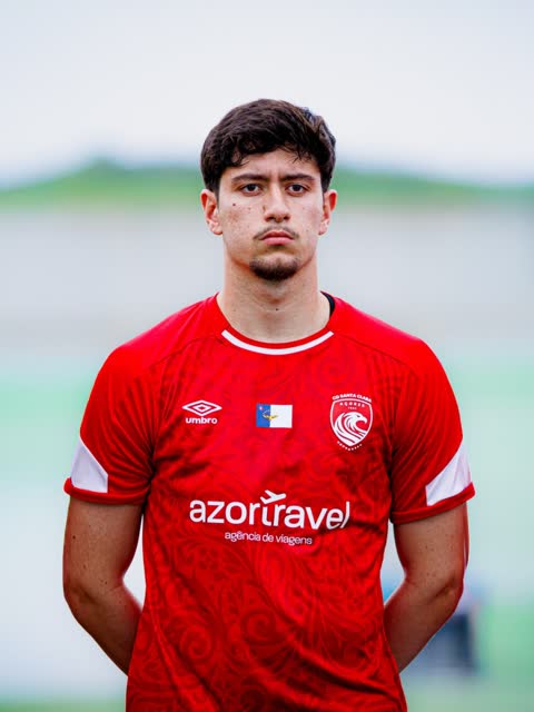 Atleta João Vilela, acompanhado por Ary Brum